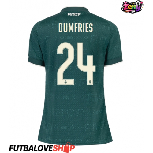 Dres Real Madrid Denzel Dumfries #24 Preč pre Ženy 2026-27 Krátky Rukáv